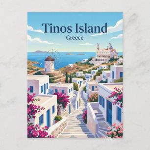 Tinos Island Greece Postcard