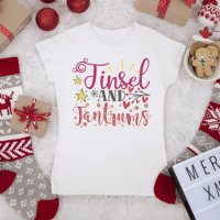 Tinsel And Tantrums Funny Christmas Holiday Saying