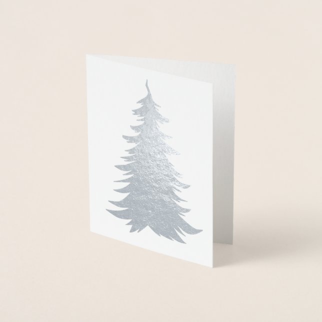 TINSEL Holiday Card Silver (Front)