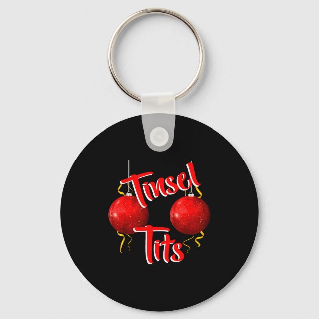 Tinsel  key ring (Front)