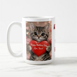 Tinsel the Christmas Kitten HAPPY MOTHERS DAY! Mug