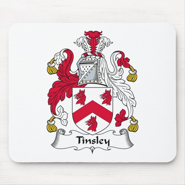 Tinsley Family Crest Mouse Pad (Front)