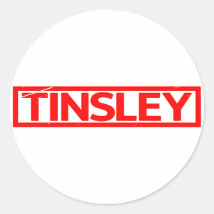 Tinsley Stamp Classic Round Sticker