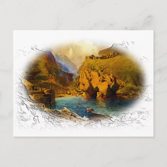 Tintagel, King Arthur's Castle Postcard (Front)