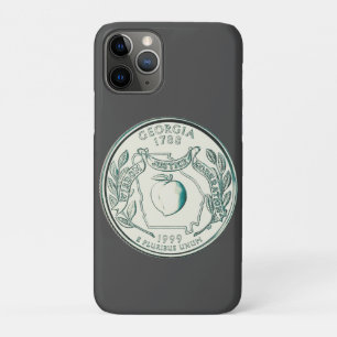 Tinted Georgia State Quarter Design  Case-Mate iPhone Case