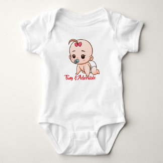 Tiny & Adorable Cartoon Baby Bodysuit