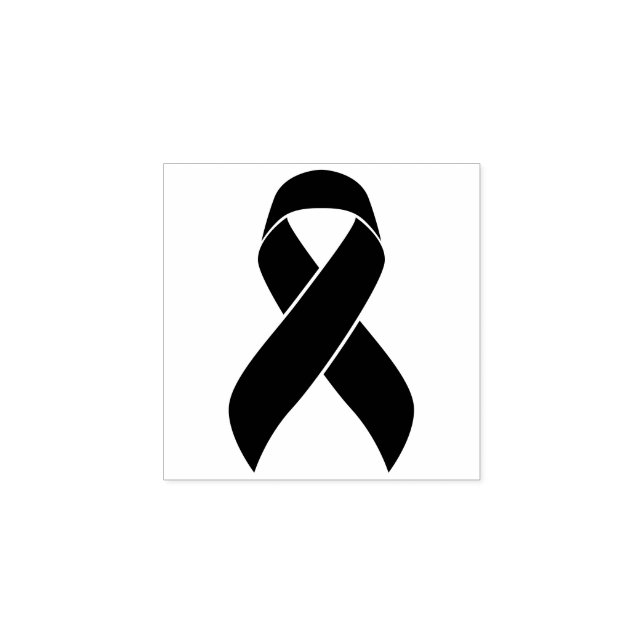 Tiny Awareness Ribbon Rubber Stamp (Imprint)
