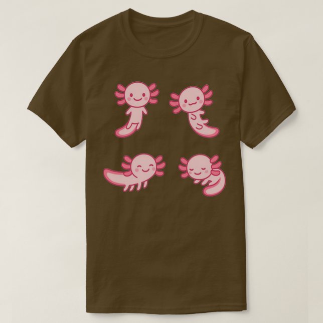 Tiny Axolotl 1 T-Shirt (Design Front)