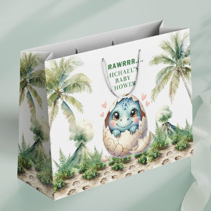 Tiny Baby Dino Gift Bag for Hatching Soon Shower