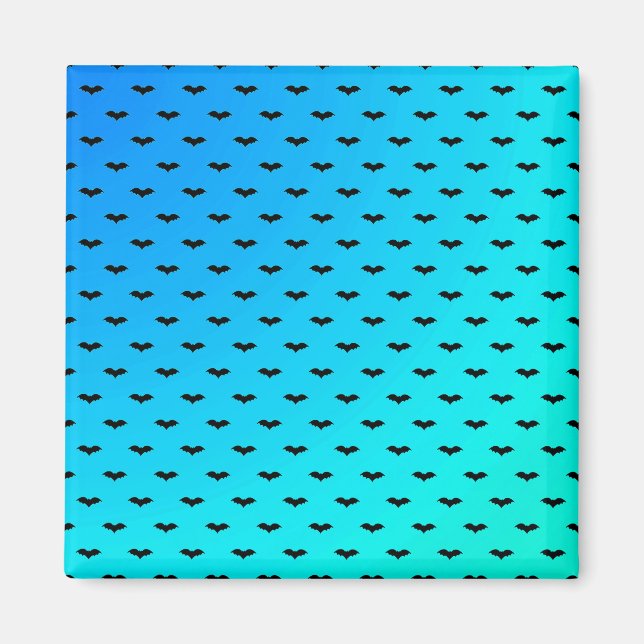 Tiny Bats Blue Magnet (Front)