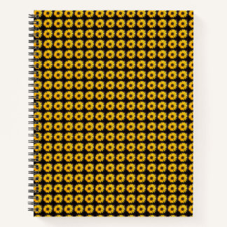 Tiny Believe Big Sunflower print Notebook
