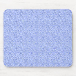 Tiny Blue Squares Mouse Pad