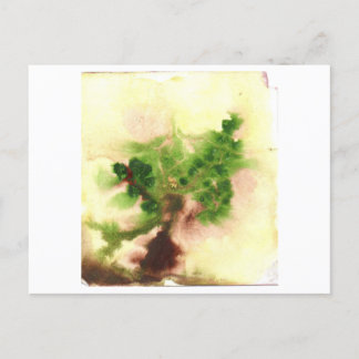 Tiny blurry tree postcard