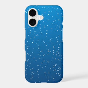 Tiny Bubbles In Bright Blue Water