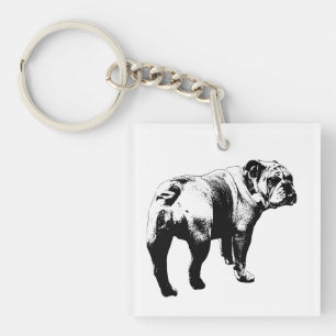 Tiny Bulldog, Loyal Tile Key Ring