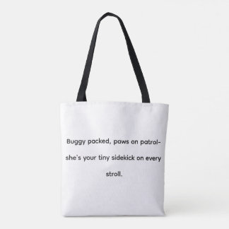Tiny But Mighty: Dainty Doll's Pink Buggy Tote Bag
