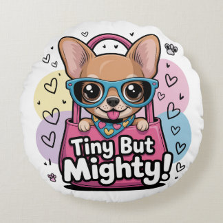 Tiny but Mighty Round Cushion