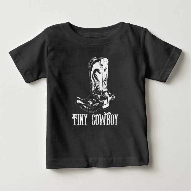 Tiny cowboy boots baby T-Shirt (Front)