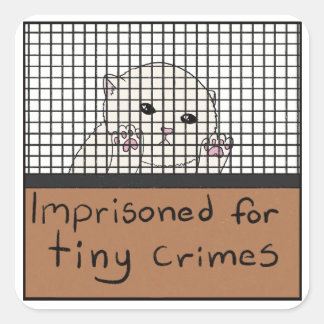 Tiny Crimes Square Sticker