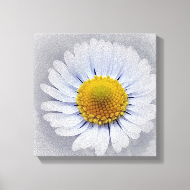 Tiny daisies canvas print (Front)