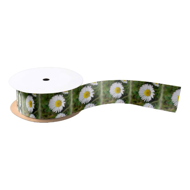 Tiny daisies satin ribbon (Spool)