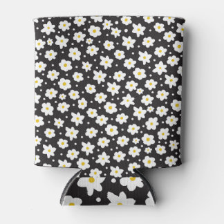 Tiny daisies, vintage, seamless background. can cooler