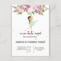 Tiny Dancer | Pink Floral Ballet Birthday Party