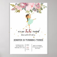 Tiny Dancer | Pink Floral Ballet Birthday Party