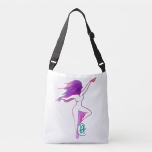 Tiny Dancer Watercolor Art Crossbody Bag