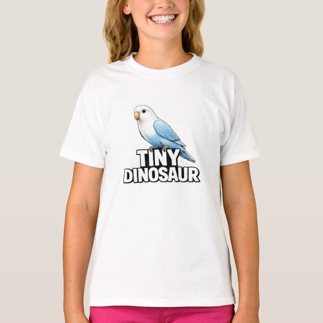 Tiny Dinosaur Lovebird T-Shirt (Front)