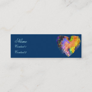 Tiny Dots Heart Calling Card