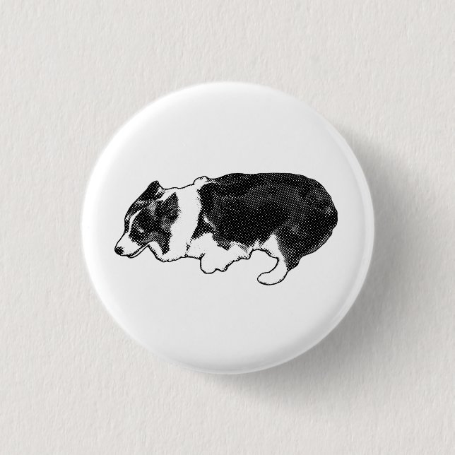 Tiny dots, mighty joy 3 cm round badge (Front)
