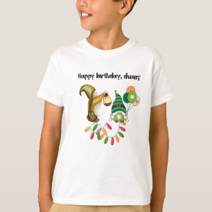  Tiny Elf’s Birthday Joy in Magical Colours T-Shirt