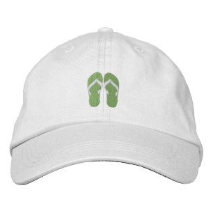 Tiny Flip Flops Embroidered Hat