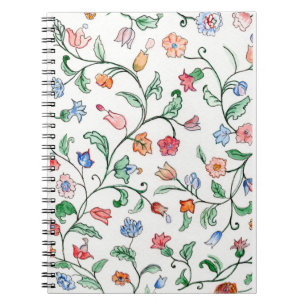 Tiny Floral Twines design on a Notebook / Journal