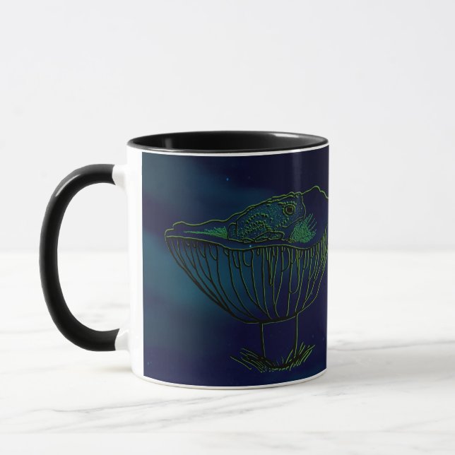 Tiny Frog in a Mushroom Mug (Left)