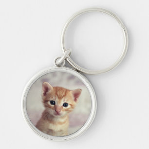 Tiny Ginger Kitten Key Ring