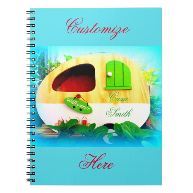 Tiny gypsy caravan casa notebook (Front)