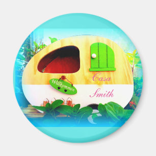 Tiny gypsy casa magnet