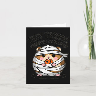 Tiny Hamster Terror Wrapped with much Love Mummy Card