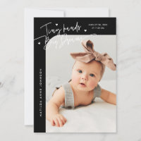 Tiny Hands Big Dreams Script Black Photo Birth