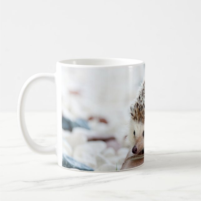 Tiny Hedgehog Coffee Mug (Left)