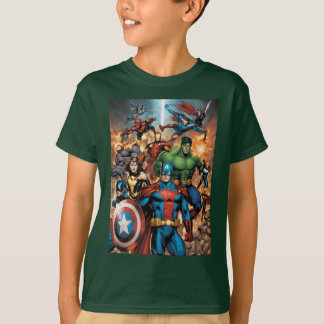 "Tiny Heroes, Big Adventures: Marvel Mayhem for Ki T-Shirt