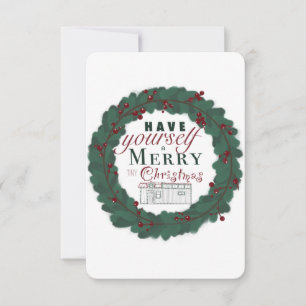 Tiny house Christmas Card