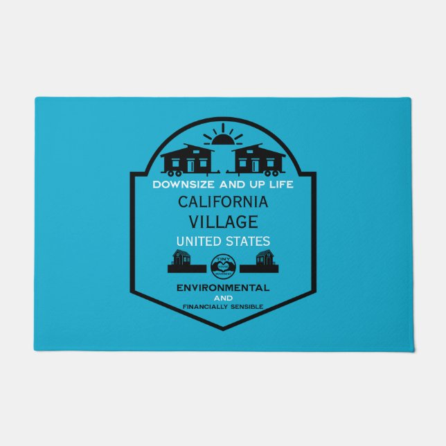 Tiny House Communities Editable Doormat (Front)