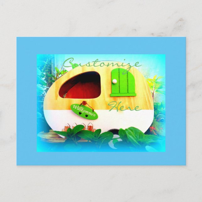 tiny house gypsy caravan postcard (Front)
