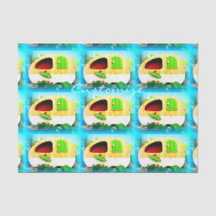 tiny house gypsy caravan tissue paper
