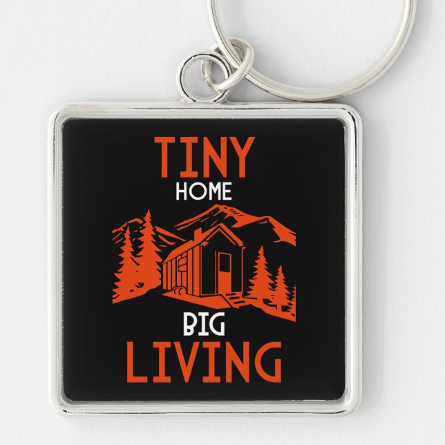 Tiny House Home Decor  Key Ring (Front)