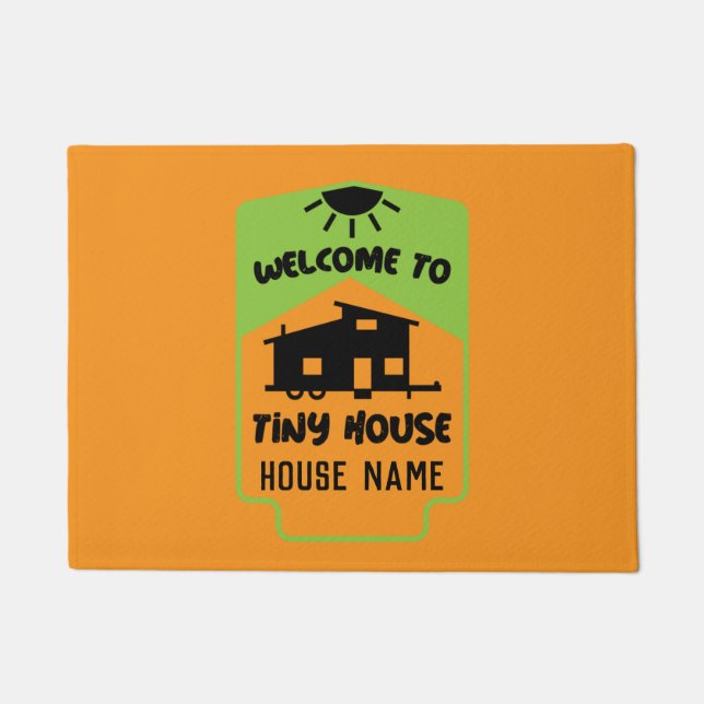 Tiny House Living - Tiny Homes   Doormat (Front)
