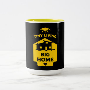 Tiny House Living - Tiny Homes Two-Tone Coffee Mug